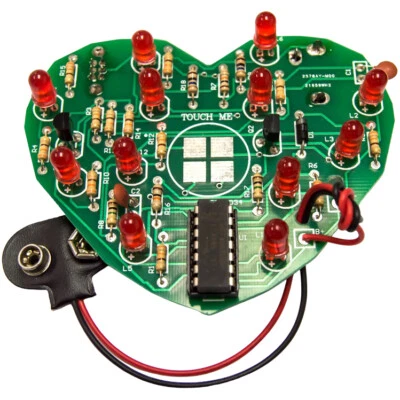 Emotional Heart Soldering Kit (Beginner Level) DIY Educational Practice - Image 1 of 2