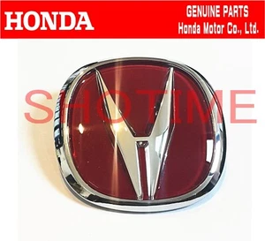 HONDA ACURA GENUINE INTEGRA TYPE-R Front RED Badge Emblem OEM ITR - Bild 1 von 2