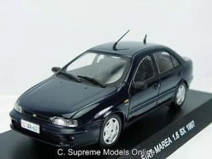FIAT MAREA MODEL CAR 1.6 SX 1997 1:43 SCALE BLUE DEAGOSTINI CARABINIERI POLICE K - Picture 1 of 5
