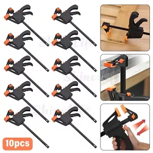 10x Einhandzwinge Schnellspannzwinge Klemmzwinge Schraubzwingen Holz Zwingen Set - Bild 1 von 13