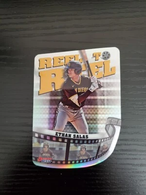 Ethan Salas - 2023 Bowman’s Best Reel to Reel Die-Cut #RR-24 - Image 1 of 2