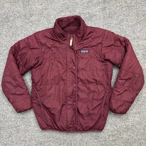 Patagonia Jacket Maroon Dream Song Puffer Size Small 7-8 Girls Kids - Picture 1 of 12
