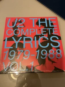 U2 The Complete Lyrics 1979-1988 VOL.1 Fan Club Sealed - Picture 1 of 1