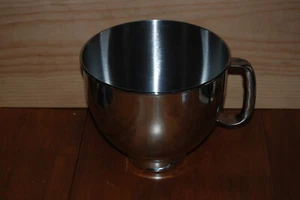 KitchenAid KSM150 5 Qt Edelstahl Rührschüssel mit Griff für Standmixer - Bild 1 von 2