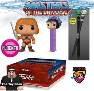 🔥Funko Pop! #991 He-Man Flocked Raising Sword Masters Of The Universe Box Set - Picture 1 of 6