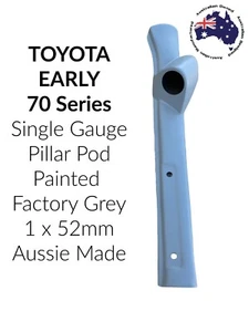 to suit Toyota Landcruiser Early 79 Series SINGLE PILLAR POD "NEW" PAINTED GREY - Picture 1 of 14
