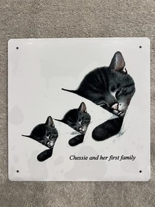 Chessie Kitten - Chessie System Railroad Railway Metal Sign Railroad New 8"x 8" - Picture 1 of 3