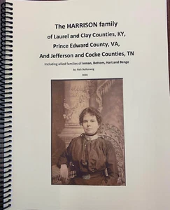 Die HARRISON Familie von Laurel and Clay Co, KY, Prince Edward Co, VA, Jefferson - Bild 1 von 1