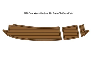 2000 Four Winns Horizon 200 Swim Platform Boat EVA Faux Foam Teak Deck Floor Pad - Picture 1 of 24