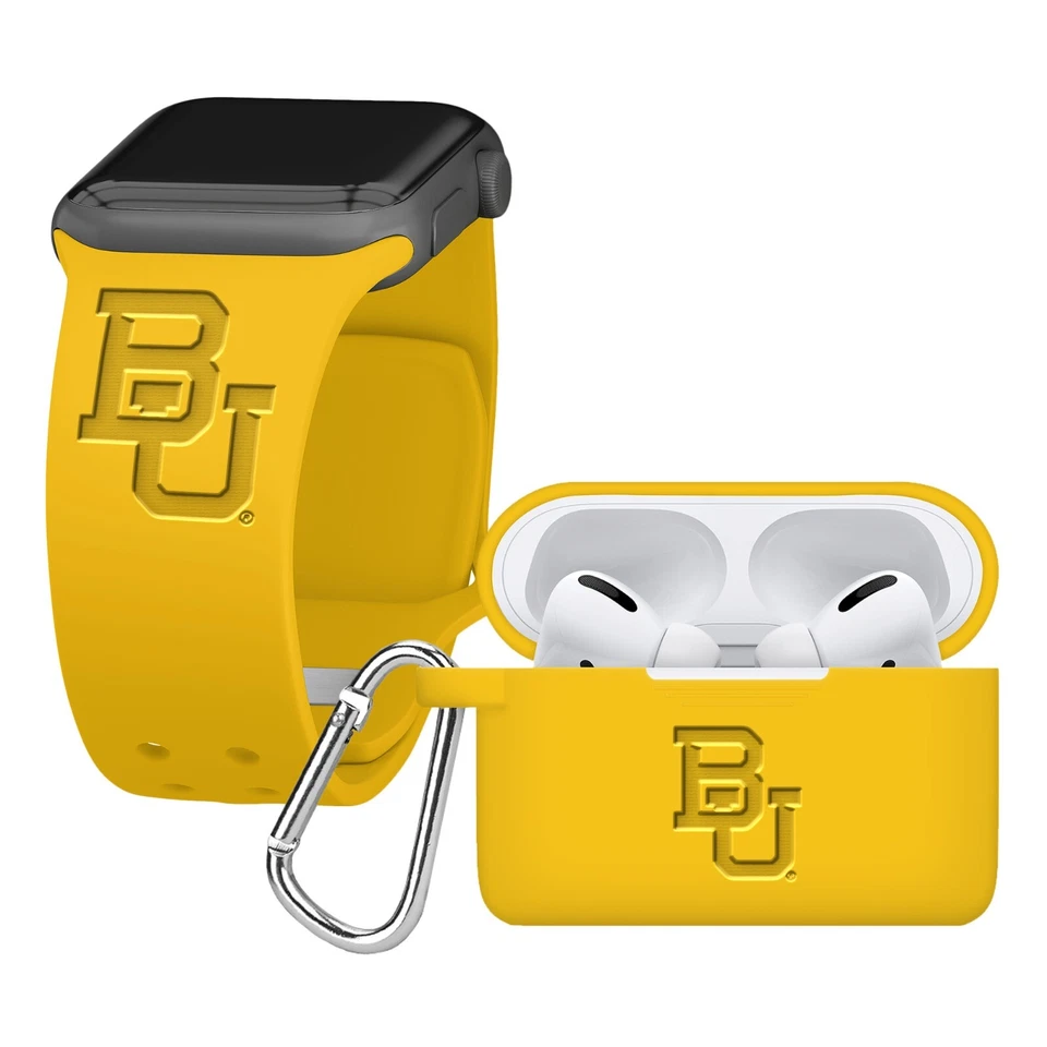 Paquete combinado Baylor Bears correa de reloj Apple grabada y AirPod Pro Foto 1 de 1