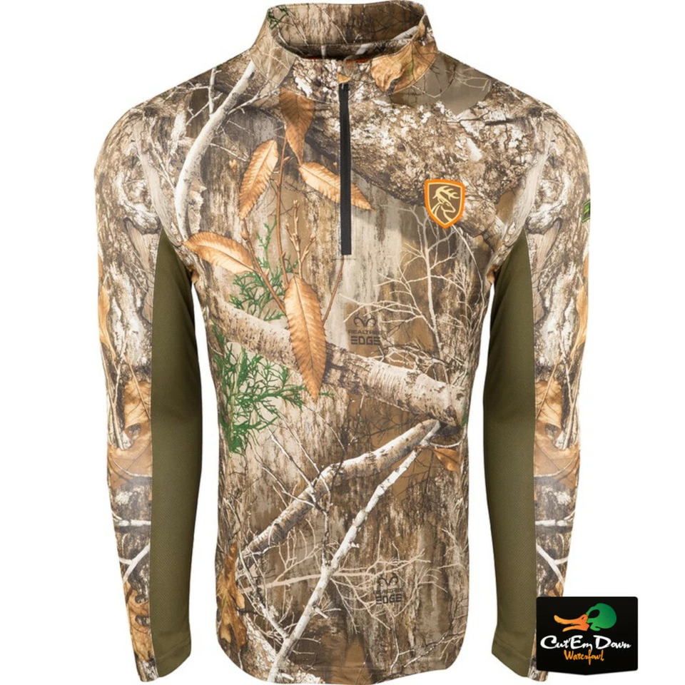 NEW DRAKE NON TYPICAL PERFORMANCE 1/4 ZIP L/S SHIRT WITH AGION ACTIVE XL - Image 1 of 1