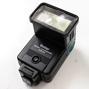Vivitar 2500 Zoom Thyristor Shoe Mount Flash - Tested - Picture 1 of 6