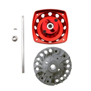 Lighter Engine CNC Metal Rota Start With Flywheel for 1/5 RC HPI RV BAJA KM Losi - Picture 1 of 6