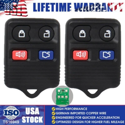 2 Car Key Fob Clicker Transmitter Keyless Entry Remote Control For Ford Explore - Image 1 of 4