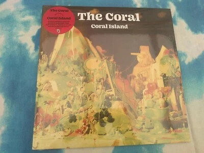 THE CORAL - Coral Island - No'd Dinked Clear Vinyl DBL LP + 7" + signed print# - Image 1 of 3