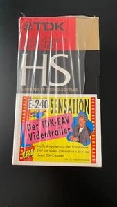 VHS E-240 Kassetten leer OVP neu TDK HS High Quality - Bild 1 von 6