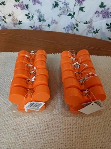 New 12 Orange Butterfly Balloon Weights ~ Free Shipping ~ - Picture 1 of 1