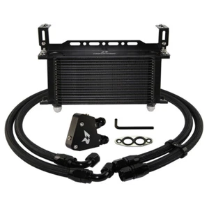 19 Row Engine Oil Cooler Kit For Chevrolet LS1 LS2 LS3 Camaro Firebird GM Black - Picture 1 of 10