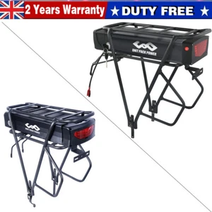 UPP Rear Rack Ebike Battery 48V 52V 27Ah Lithium Ion Battery Rack 0-2000W Motor - Picture 1 of 16