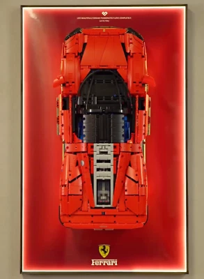 LEGO Ferrari SP3 Marco Montaje en Pared Pantalla y Almacenamiento 42143 ENVÍO RÁPIDO GRATUITO Sin LED Foto 1 de 4