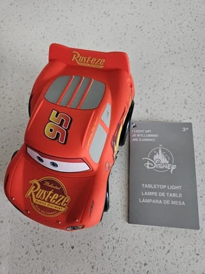 Disney Parks Cars Lightning McQueen Light Up Tabletop Light NEW - Image 1 of 4
