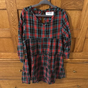 Old Navy Size 5 Red, Green, Black Dress Kids - Picture 1 of 2