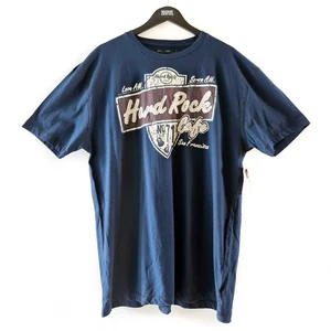 Hard Rock Cafe Tshirt XL San Francisco Navy Bestickt Neu - Bild 1 von 5