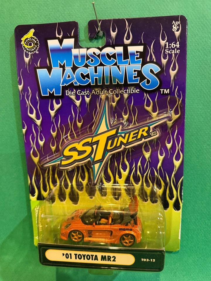Sintonizador Funline Muscle Machines Cobre 2001 Toyota MR2 1/64 Diecast Sin usar, en caja BX63 Foto 1 de 1