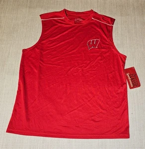 Sportswear Wisconsin 2XL Herren Badge grau ärmelloses Shirt - Bild 1 von 10