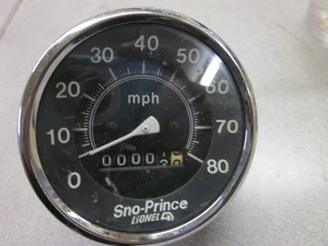 Sno-Prince Snowmobile Speedometer Vintage Speedo selling as parts only - Bild 1 von 6