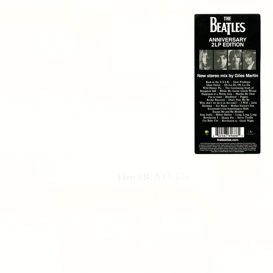 The Beatles ~ White Album (1968) 12" VINYL 180G 2x RECORD LP 2018 GERMANY••NEW•• - Image 1 of 1