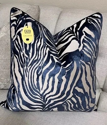1-NWT CALLISTO HOME ZEBRA DESIGN DECORATIVE PILLOW - Image 1 of 4