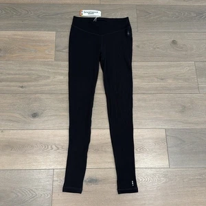 Leggings SMARTWOOL Nero Classico Termico Merino 250 Base Strato Fondo Taglia S - Foto 1 di 16