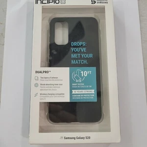 Incipio Dualpro Samsung Galaxy S20 Black - Picture 1 of 2