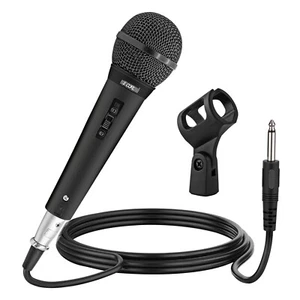 5Core XLR Microphone Dynamic Mic Karaoke Singing Studio Mics Handheld Microfono - Picture 1 of 10