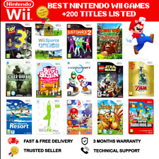 NINTENDO WII GAMES BUNDLE - A-Z ORDER - FREE ONE DAY DISPATCH - FAMILY KIDS 200+