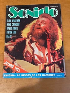 JETHRO TULL Ian Anderson Cover 1978 MEXICO MAGAZINE King Crimson Brian Eno - Picture 1 of 1