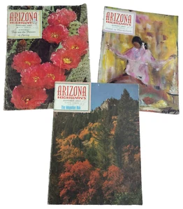 Arizona Highways Magazines 1967 Ted DeGrazia Artist Navajo Land Flowers LOT OF 3 - Imagen 1 de 21