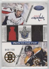 2012-13 Certified Dual Jerseys /250 Nicklas Backstrom David Krejci #PCQF30