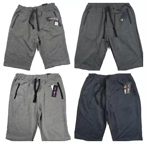 Men's Longer Length Comfort Elastic Waist Pocket Shorts - Picture 1 of 10