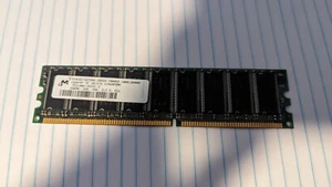 Micron 256MB PC2100 DDR-266MHz ECC DIMM Memory Module MT9VDDT3272AG-265G4 - Picture 1 of 1