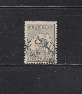 KANGAROOS THIRD WATERMARK: 2d Grey Die I SG 35 variety BW 7(2)f ($75), fine used - Picture 1 of 1