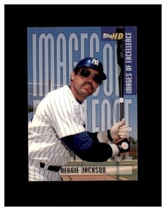 REGGIE JACKSON 2001 TOPPS HD IMAGES OF EXCELLENCE #IE2 NEW YORK YANKEES