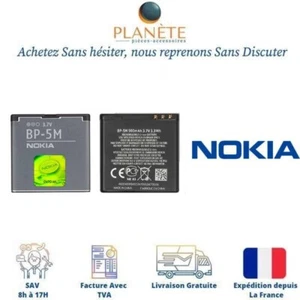 Originale Batterie BP-5M Nokia 6110 Navigator - 6220 classic - 6500 slide - 7390 - Photo 1 sur 1
