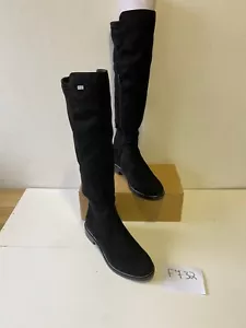 REMONTE Knee Length Boots in Black UK 4 EUR 37 (F732) - Picture 1 of 4