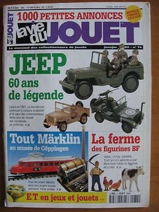 LA VIE DU JOUET N°74 JEEP / MARKLIN / BF / FRANCE JOUET / E.T./ DELAGE JEP - Imagen 1 de 1