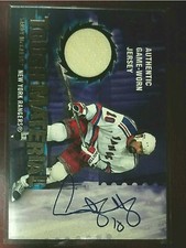 2003-04 Topps tough materials Sandy McCarthy jersey autograph /250 