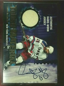 2003-04 Topps tough materials Sandy McCarthy jersey autograph /250 
