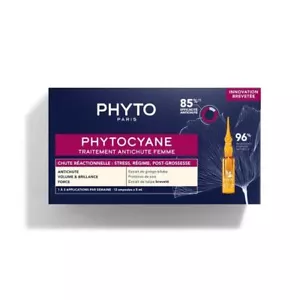 PHYTO Phytocyane Treatment Anti-hair Loss Hair Woman for Fall Temporary 12F - Picture 1 of 5