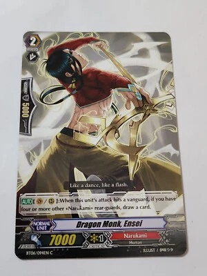 Cardfight!! Vanguard Dragon Monk Ensei BT06/094EN C CFV EX  - Image 1 of 4